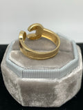 Reserved Vintage 9ct Gold Spanner Wrench Ring