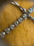 3ct Diamond 18ct White Gold Tennis Bracelet