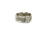 Vintage sterling silver posey ring with French inscription " Vous Avez Mon Coeur"