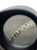 Art Deco Platinum Floral Band