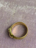 18ct Gold Antique Snake Ring 1894