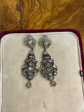 reserved Late Georgian Diamond Earrings