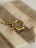 Private sale 18ct Italian Twisted Nail / Ankh Key Ring / Pendant