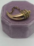 18ct Gold Victorian Hunting Horn Pendant