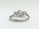 Platinum Old Cut Three Stone Diamond Ring - Ishy Antiques