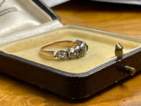 Georgian Old Cut Diamond Half Hoop