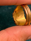 22ct Gold Love Heart Canetille Ring