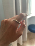 11ct Gold Georgian Large Split Ring