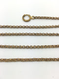 Georgian Antique Faceted Pinchbeck Chain - Ishy Antiques