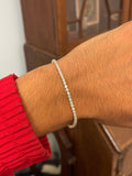 3.05ct Diamond Line Bracelet in 18ct Yellow Gold