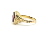 Stunning 19th Century 15ct Gold, Almandine Garnet Signet Ring - Ishy Antiques
