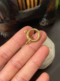 18ct Gold Vintage Bolt Clasp