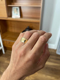 Reserved 18ct Wide Gold Wedding Band 12.5 grams