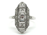 Art Deco 1930's Diamond Ring - Ishy Antiques