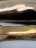 Edwardian 9ct Gold Buckle Bangle