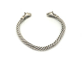 Sterling Silver Big Cat Bangle