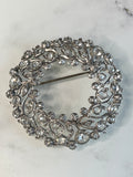 Reserved Georgian Rose Cut Diamond Brooch