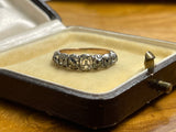 Georgian Old Cut Diamond Half Hoop