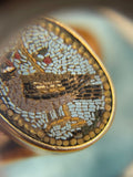 Part 2 Reserved Victorian Micro Mosaic Bird Ring