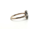 6 Diamond Georgian Hexagon Ring - Ishy Antiques