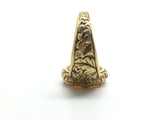 Reserved. Antique French 'La Brulant' Flaming Heart Ring - Ishy Antiques