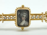 Continental Antique Portrait Brooch 19th Century - Ishy Antiques
