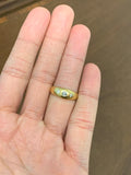 18ct Three Stone Diamond Band 1907