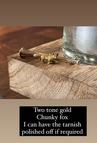 Private Sale 9ct Fox Brooch