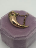 18ct Gold Victorian Hunting Horn Pendant