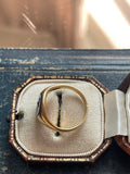 On hold 18ct Gold Lion Rampant Intaglio Ring