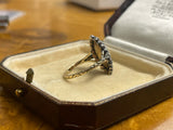 Dutch Revival Diamond Navette Ring