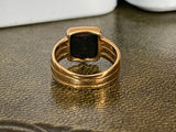 2/2 Late Victorian 18ct Castle Bloodstone Inatglio Ring