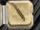 Vintage 9ct Gold Whistle and Chain