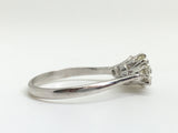 Platinum Old Cut Three Stone Diamond Ring - Ishy Antiques