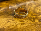 Private Sale D 1900 Engraved 18ct Buckle Ring