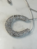 Reserved Edwardian Platinum Diamond Necklace