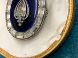 Georgian Silver and Paste Urn Brooch
