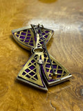 Art Deco Interchangeable Bow Brooch