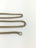 Georgian Antique Faceted Pinchbeck Chain - Ishy Antiques