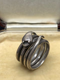 Victorian Silver Snake Ring