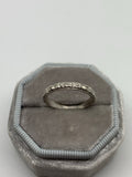 Art Deco Platinum Floral Band