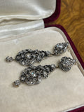 reserved Late Georgian Diamond Earrings