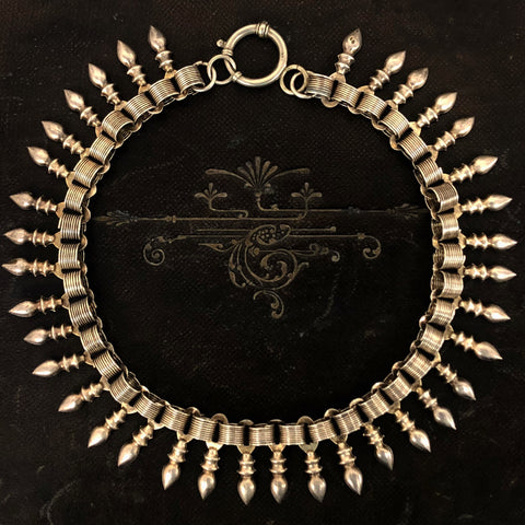 Victorian Silver collar