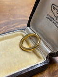 22ct Gold Donut Wedding Band