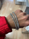 12.70ct Brilliant Cut Diamond Line Bracelet