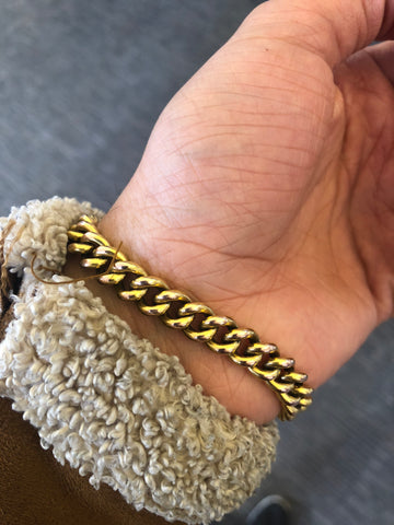 44.3g 14ct gold curb link chain
