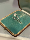 Private Sale Art Deco Style Emerald and Diamond Ring