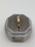 Victorian Engraved Floral 18ct Gold Band