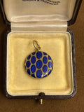 15ct Gold Victorian Enamel Locket Pendant