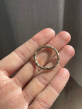 11ct Gold Georgian Large Split Ring